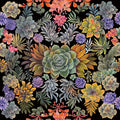 ALL•PORT Silk Kimono — Succulent Symphony